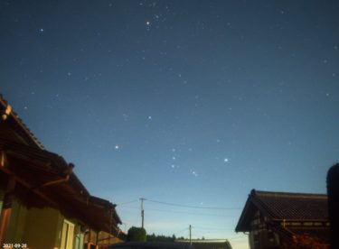 オリオン座が見える季節