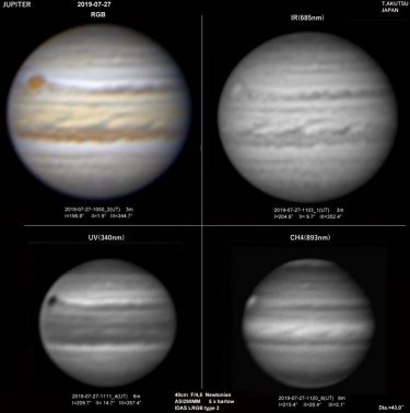 Jupiter July 27 (UT) 2019 Typhoon 6
