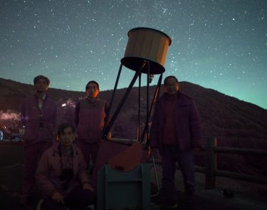 ペルセウス座流星群と天体観望会