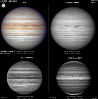木星 2021年6月9日