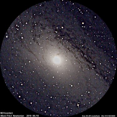 アンドロメダ大星雲 2019年9月10日