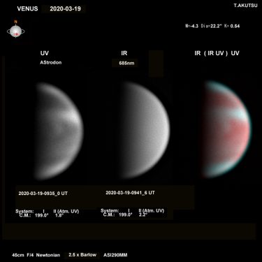 金星 2020年3月19日