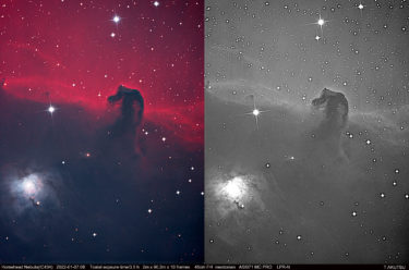 馬頭星雲　2022-01-07,08