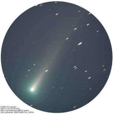 C/2021 A1 Leonard彗星 2121年11月27日
