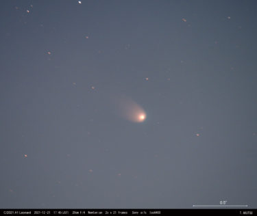 C/2021 A1 Leonard Comet December 21, 2021