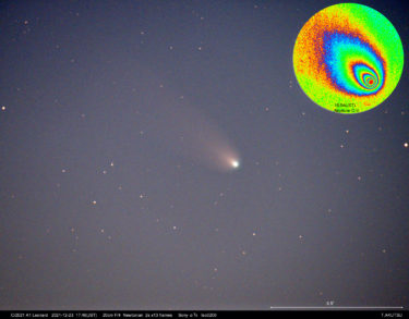 C/2021 A1 Leonard彗星 2021年12月23日