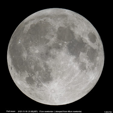 Full moon November 19, 2021