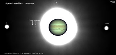 木星の衛星 Thebe Amalthea